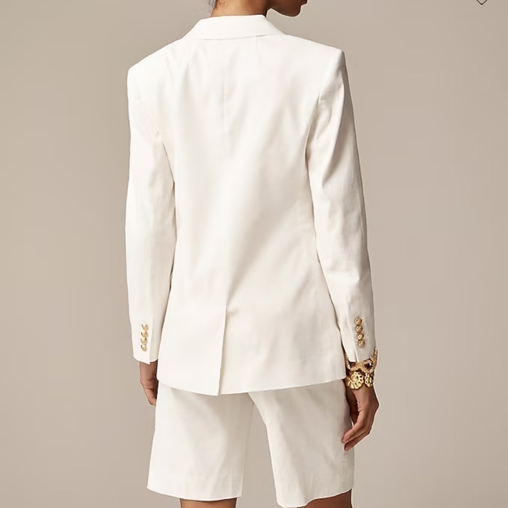 J Crew Madelyn blazer in linen blend BZ883
